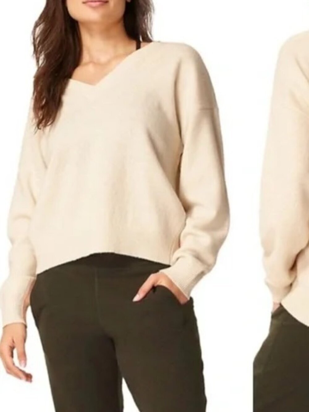 Sweaty Betty Recline Sweater Size M Oversized Jumper Soft Slouchy Minimalist